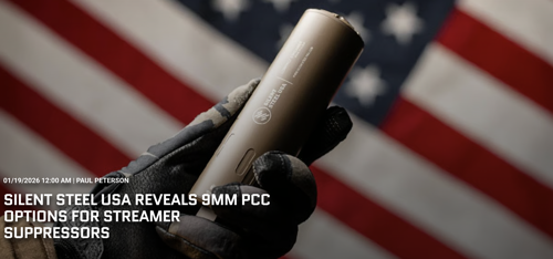 Silent Steel USA Reveals 9mm PCC Options for Streamer Suppressors